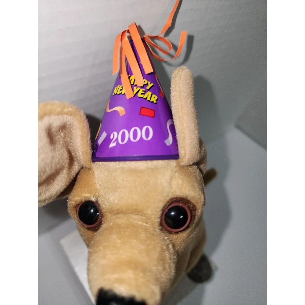 Yo Quiero Taco Bell Chihuahua Plush‎ Y2K Hair New Year Dog Puppy